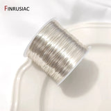 5m Silver Plated Copper Wire for Jewelry Making DIY Beading Wire Jewelry Cord