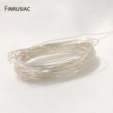 5m Silver Plated Copper Wire for Jewelry Making DIY Beading Wire Jewelry Cord