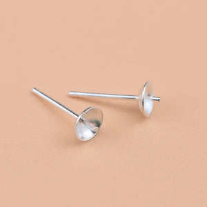 5 Pairs 925 Sterling Silver Earring DIY Making Materials