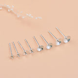 5 Pairs 925 Sterling Silver Earring DIY Making Materials