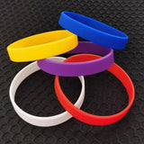 5 pcs Silicone Sport Bracelet Wristband for Men Women Kids