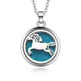 Aroma Diffuser Necklace Animal Lock Essential Oils Aromatherapy Pendant