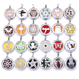 Aroma Diffuser Necklace Animal Lock Essential Oils Aromatherapy Pendant