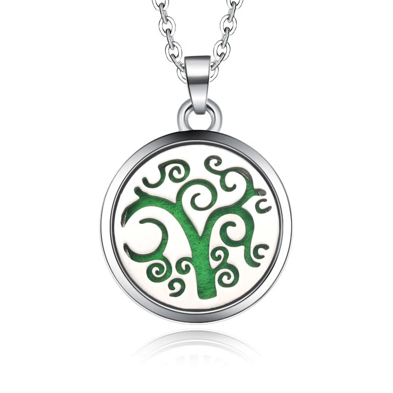 Aroma Diffuser Necklace Animal Lock Essential Oils Aromatherapy Pendant