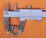 5 pcs Vintage Silver Shackle Joint Key Chain Hook Leathercraft Hardware