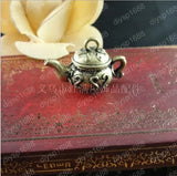 5 pcs Antique Bronze Teapot Shape Charms Pendants for Jewelry Making