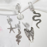 Hairpin for Women Girls Charms Spiral Hair Ring Clips Hair Braids Accessories