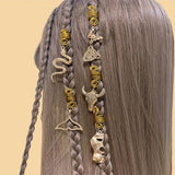 Hairpin for Women Girls Charms Spiral Hair Ring Clips Hair Braids Accessories