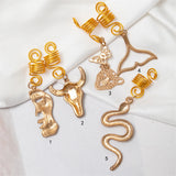 Hairpin for Women Girls Charms Spiral Hair Ring Clips Hair Braids Accessories
