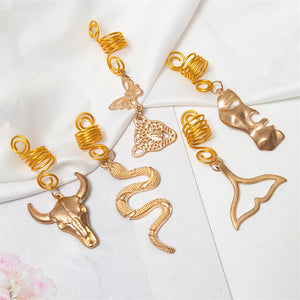 Hairpin for Women Girls Charms Spiral Hair Ring Clips Hair Braids Accessories