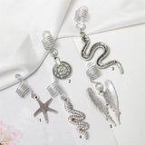 Hairpin for Women Girls Charms Spiral Hair Ring Clips Hair Braids Accessories