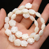 5 Pc Mother-of-Pearl Sea Water Rose Beads for Jewelry Making DIY
