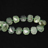 Natural Crystal Quartz Faceted Slab Loose Beads Pendants