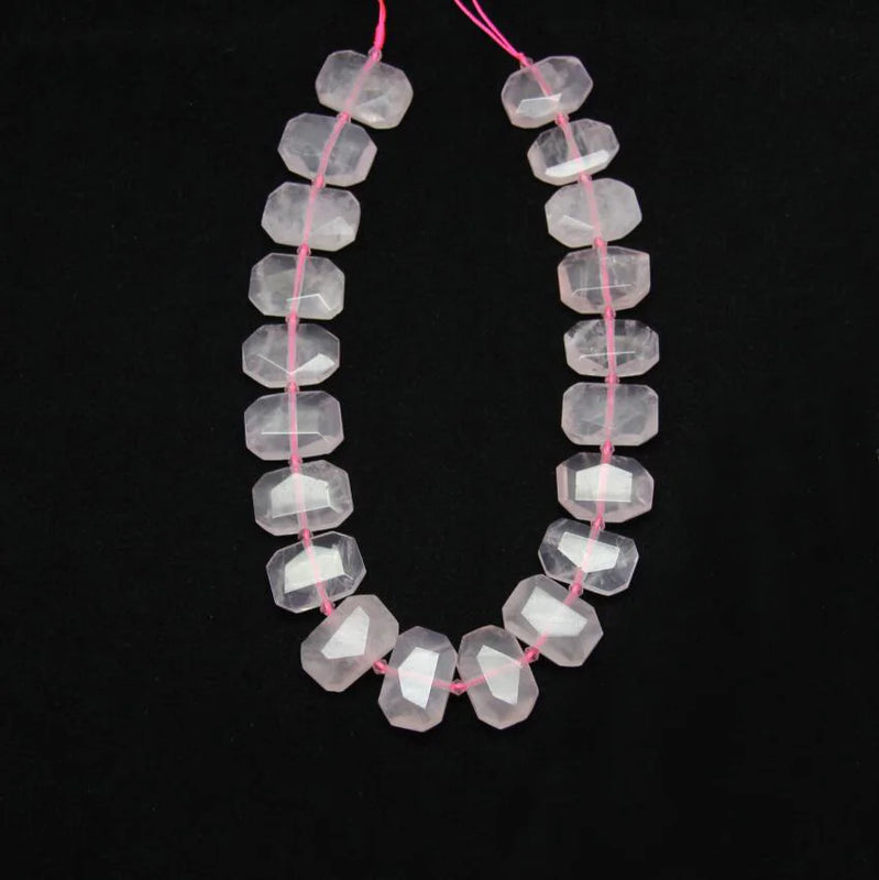 Natural Crystal Quartz Faceted Slab Loose Beads Pendants