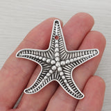 5 Large Starfish Sea Star Charms Pendants DIY Necklace Jewelry Making