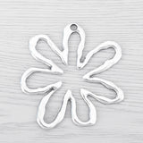 Tibetan Silver/Gold Large Flower Charms Pendants DIY Necklace Jewelry