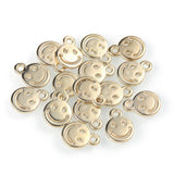 50/100/150pcs Smiley Face Charms 13x10mm Pendant DIY Jewelry Making