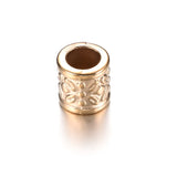 9mm Tube Big Hole CCB Spacer Beads for Jewelry Making DIY Bracelet