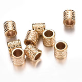 9mm Tube Big Hole CCB Spacer Beads for Jewelry Making DIY Bracelet