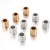 9mm Tube Big Hole CCB Spacer Beads for Jewelry Making DIY Bracelet