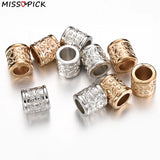 9mm Tube Big Hole CCB Spacer Beads for Jewelry Making DIY Bracelet