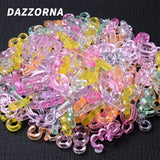 Acrylic Candy Letter Beads Lot for DIY Jewelry Making