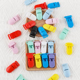 Plastic Baby Pacifier Clips Soother Holder for DIY Pacifier Chain