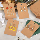 100 Earring Display Cards & Bags for Stud & Dangle Earrings