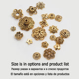 200pcs Mix Tibetan Metal Spacer End Bead Caps for Jewelry Making