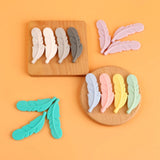 Feather Shape Silicone Beads for DIY Jewelry Making and Pacifier Chains