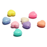 100pcs 11mm Candy Heart/Star Acrylic Spacer Beads DIY Bracelet Necklace Jewelry