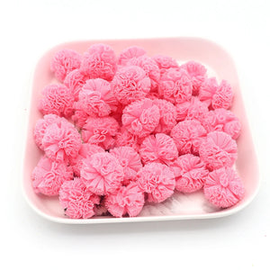 Lace Mesh Ball Plush Pom Poms DIY Material