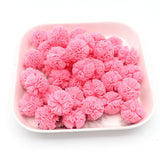 Lace Mesh Ball Plush Pom Poms DIY Material