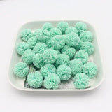 Lace Mesh Ball Plush Pom Poms DIY Material