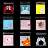 50/100 pcs 10x13cm Opp Self-Stick Transparent Gift Bag