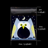 50/100 pcs 10x13cm Opp Self-Stick Transparent Gift Bag