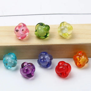 50/100PCS Acrylic ABS Beads for Jewelry Making DIY Bracelet Necklace