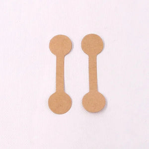 50/100PCS Blank Tags Necklace Ring Labels Stickers Jewelry Display Card