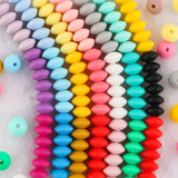Silicone Lentil Beads 12MM Baby Pacifier Chain Newborn Nursing Accessory
