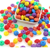 Silicone Lentil Beads 12MM Baby Pacifier Chain Newborn Nursing Accessory