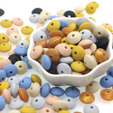 Silicone Lentil Beads 12MM Baby Pacifier Chain Newborn Nursing Accessory