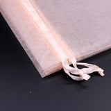 50/100Pcs Champagne Pink Organza Bag Jewelry Packaging Bags