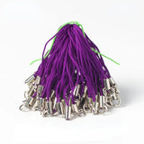 Colorful Lanyard Lasso Belt Rope Jump Ring Set for DIY Keychain Pendant