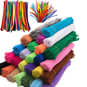 Colorful Glitter Chenille Stems Pipe Cleaners for Kids DIY Craft