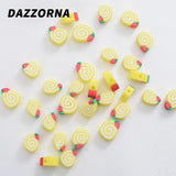 Donuts Shape Beads Charm Polymer Clay Spacer Loose Beads for DIY Jewelry Making