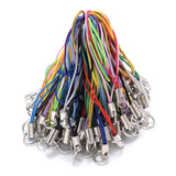 Lanyard Lariat Strap Cord Jump Ring Rope Keychain Hooks Set