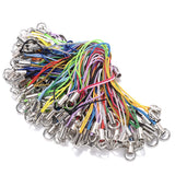 Lanyard Lariat Strap Cord Jump Ring Rope Keychain Hooks Set