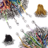 50/100Pcs Silver Lobster Clasp Key Ring Lanyard Strap Toys Penda