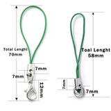 50/100Pcs Silver Lobster Clasp Key Ring Lanyard Strap Toys Penda