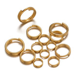 Stainless Steel Double Circle Jump Rings for Jewelry Making